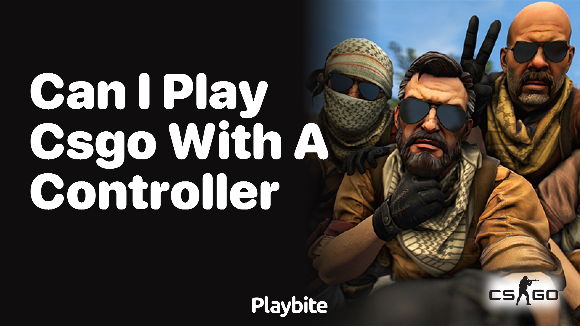 Can I play CS:GO with a controller?