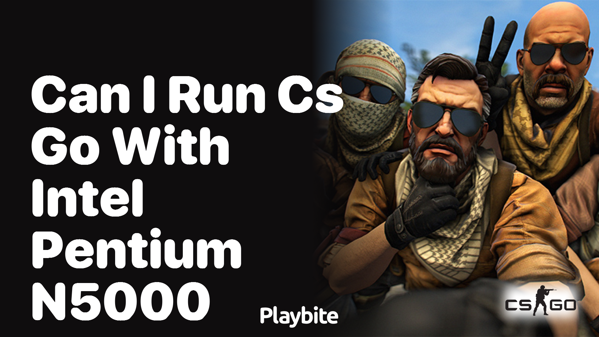 Can I run CS:GO with an Intel Pentium N5000? - Playbite