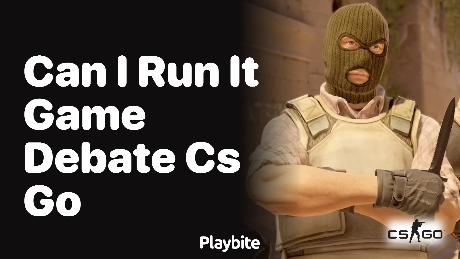 Can I Run It Game Debate: CS:GO - Playbite