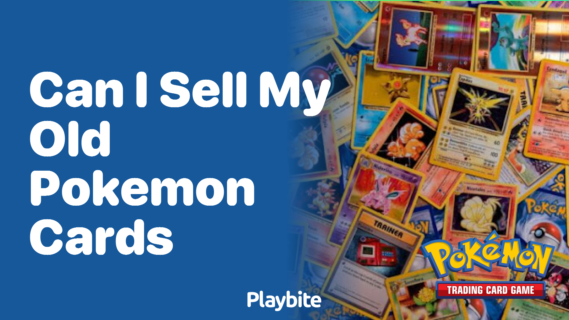 Can I sell my old Pokemon cards?