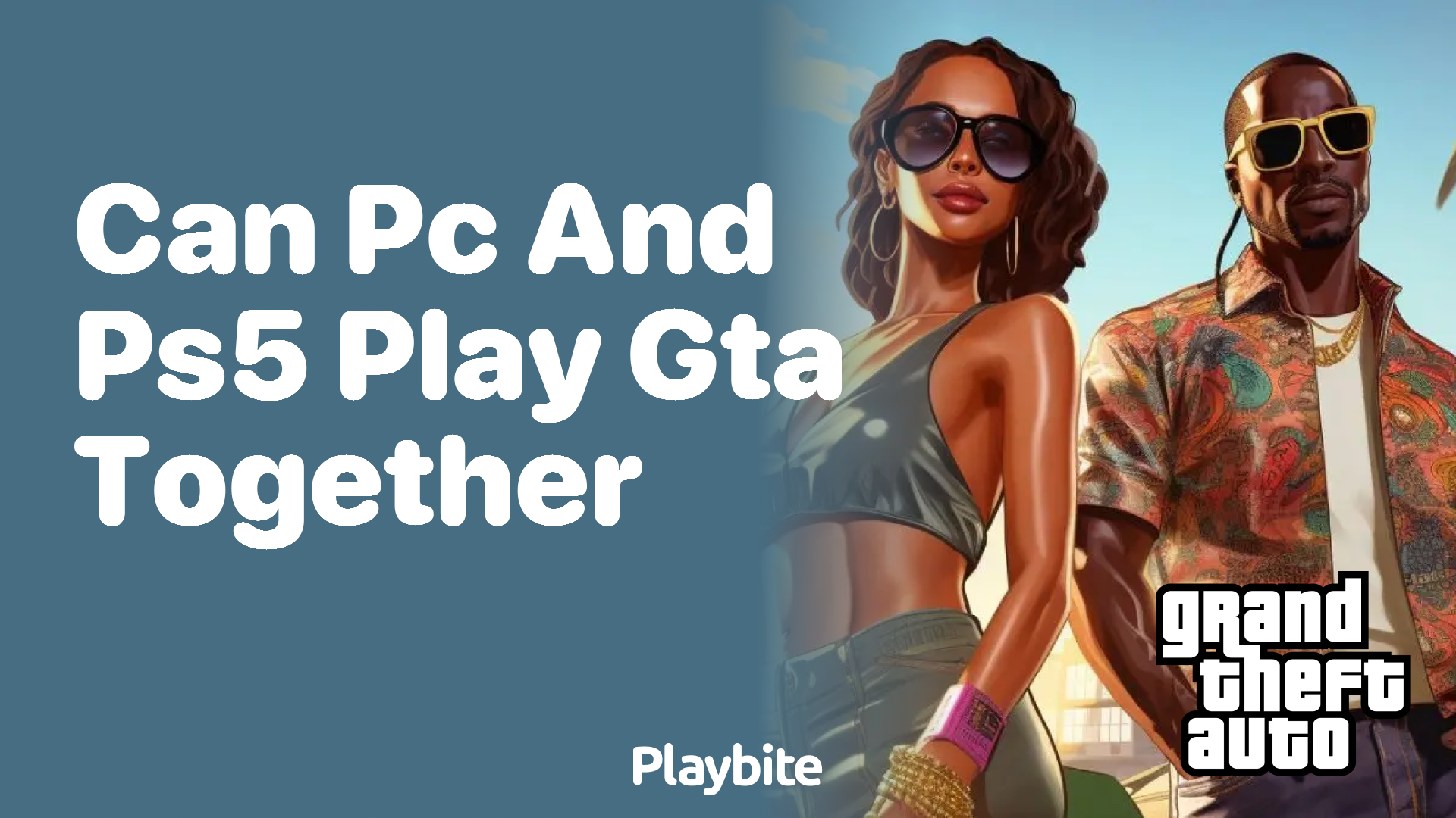 Can PC and PS5 players play GTA together?