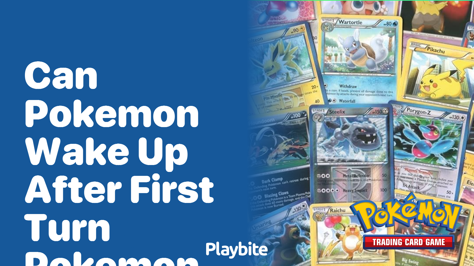 Can Pokemon Wake Up After the First Turn in a Pokemon Card Game?