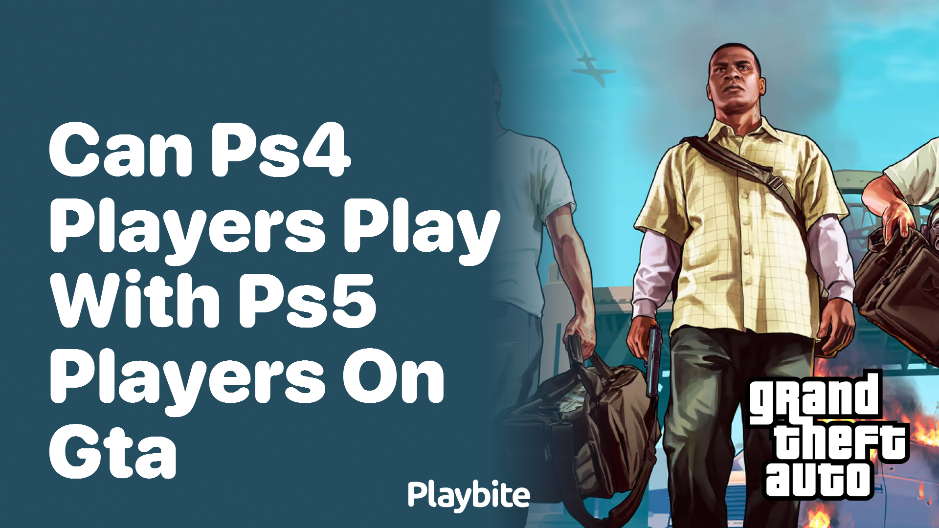 Can PS4 players play with PS5 players on GTA?