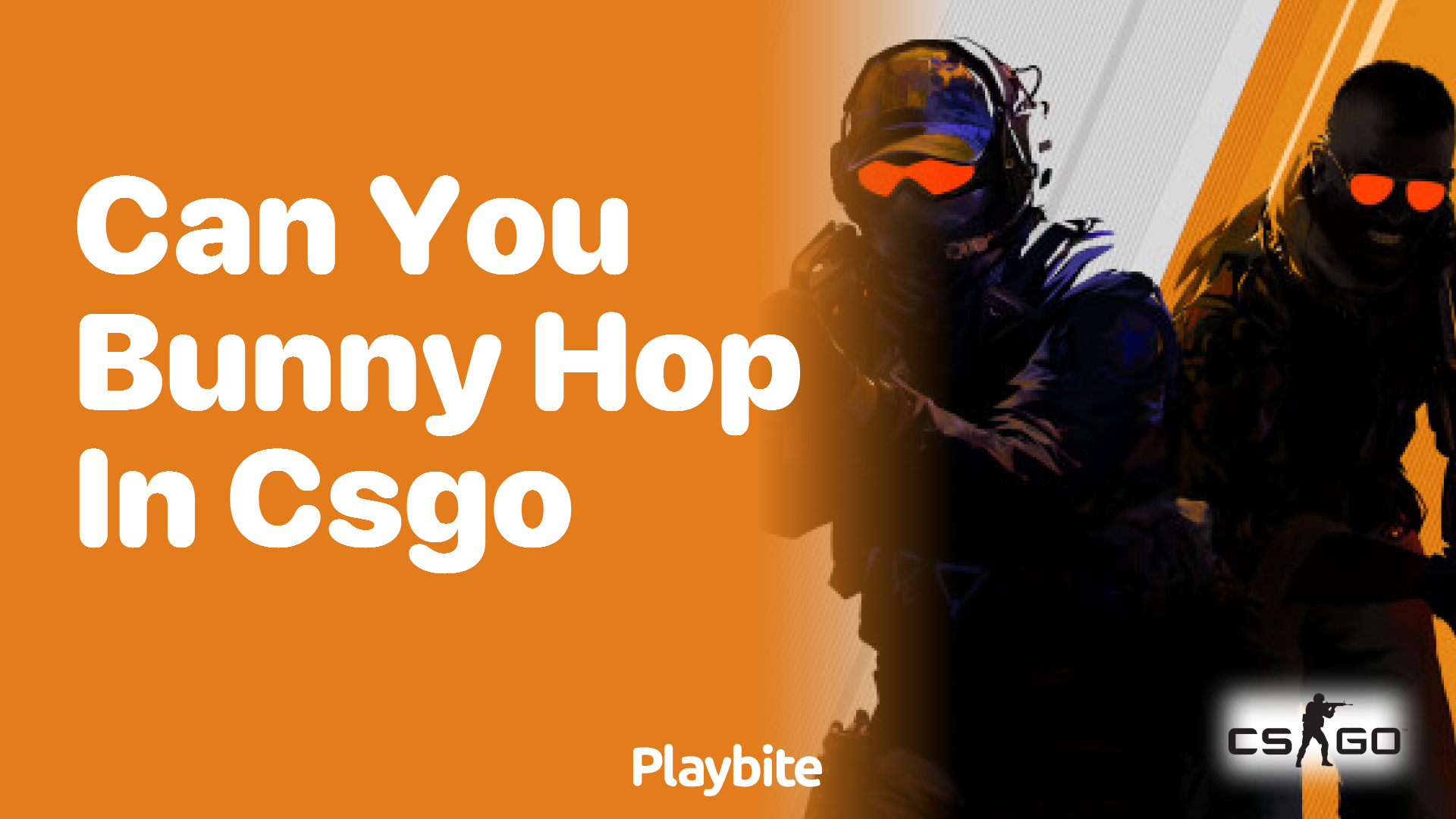 Can you bunny hop in CS:GO?