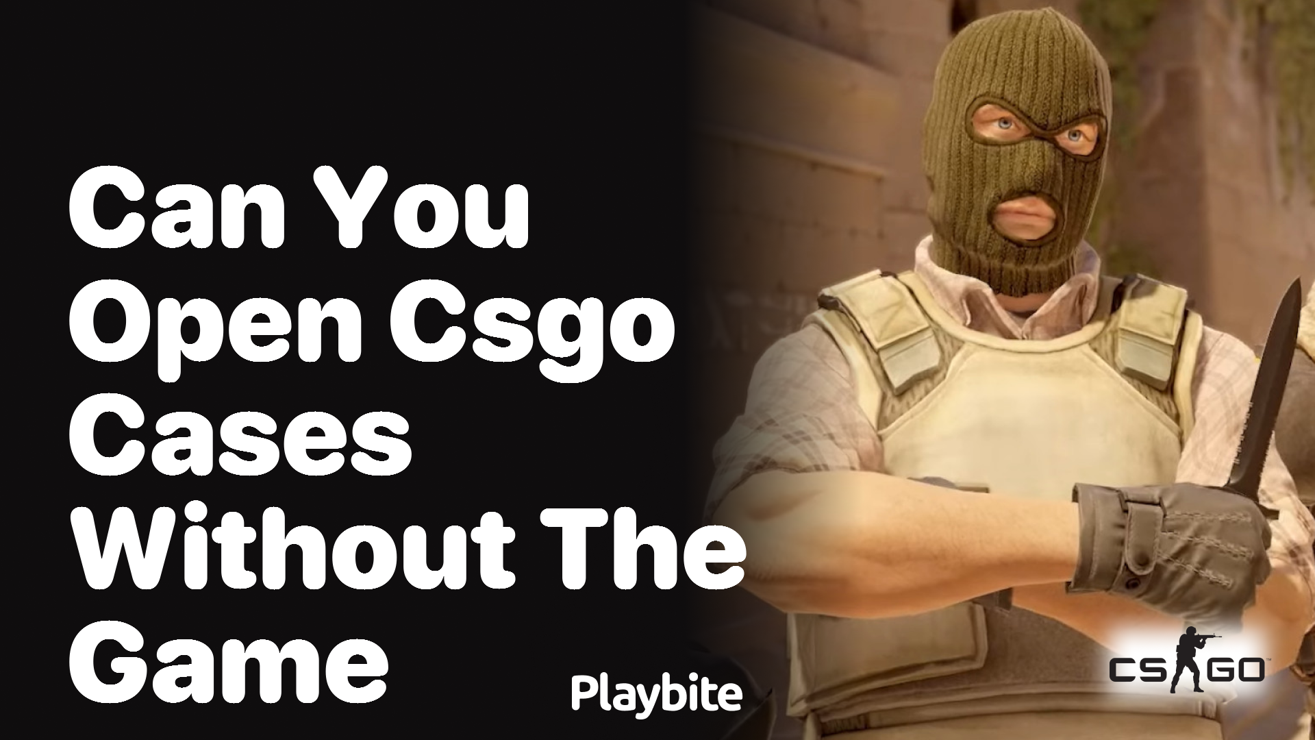 Can you open CS:GO cases without the game?