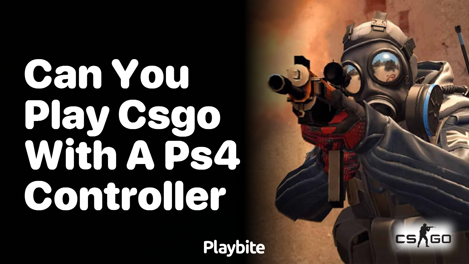 Can you play CSGO with a PS4 controller?