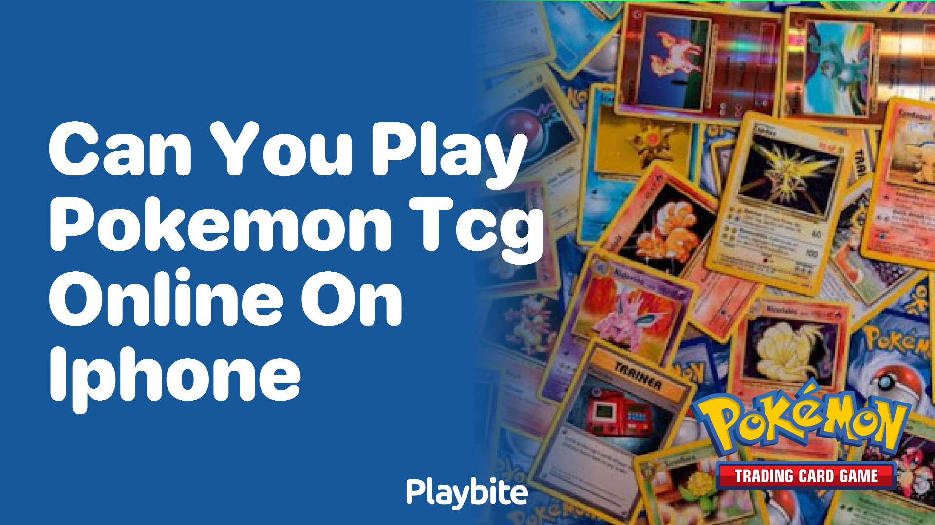 Can you play Pokemon TCG online on iPhone?