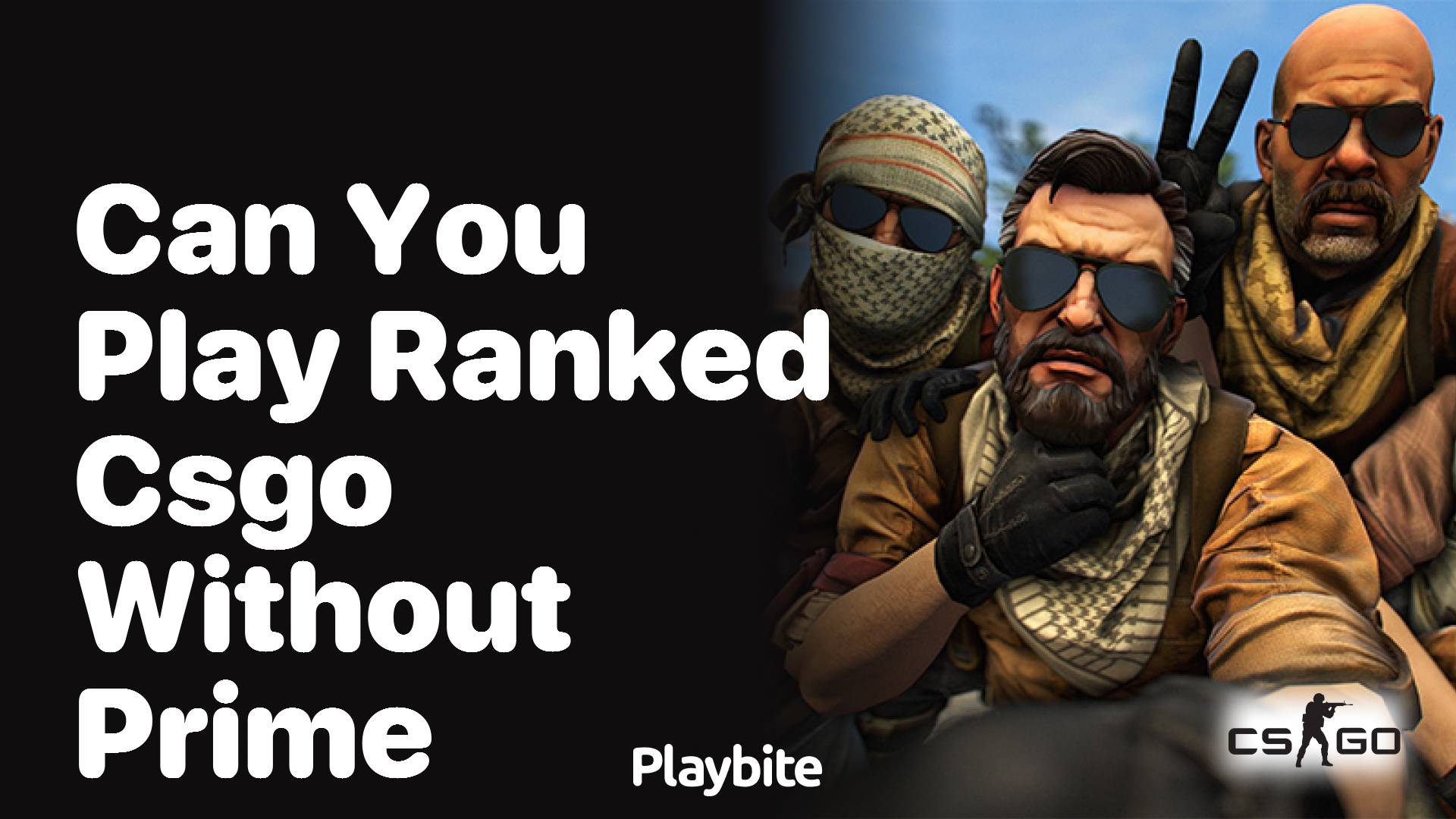 Can you play ranked CS:GO without Prime?