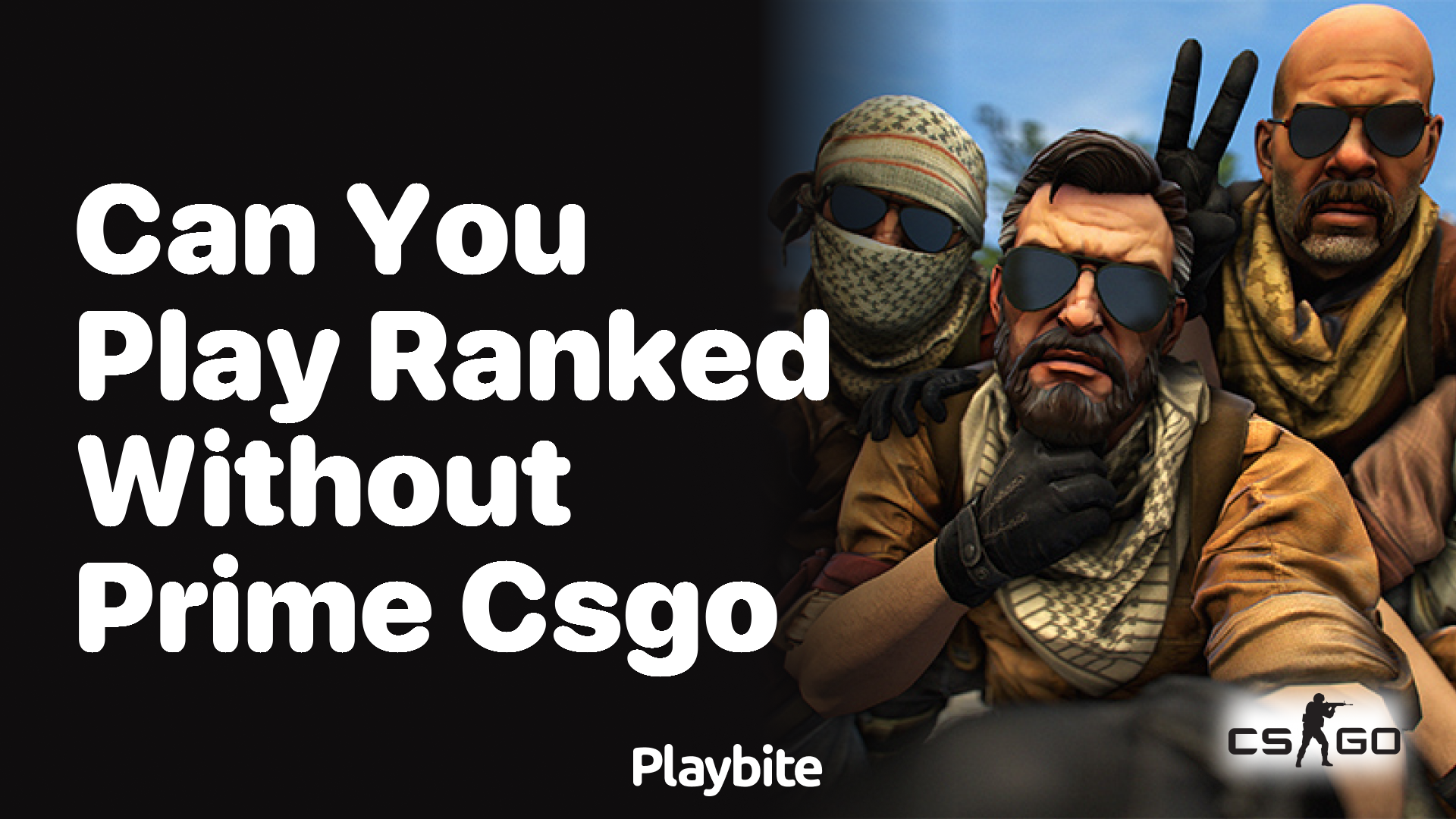 Can you play ranked without Prime in CS:GO?