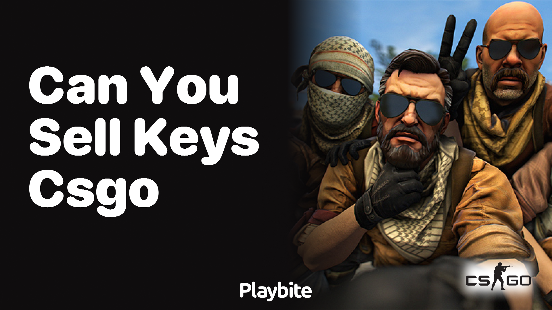 Can you sell CS:GO keys?