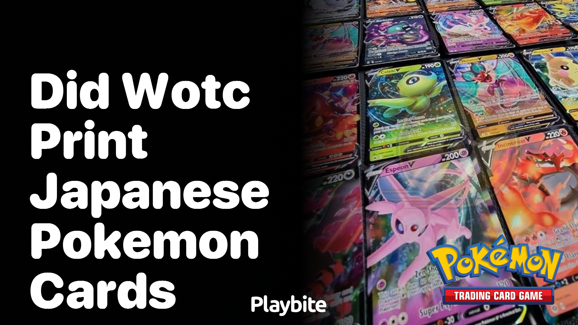 Did WOTC Print Japanese Pokemon Cards?