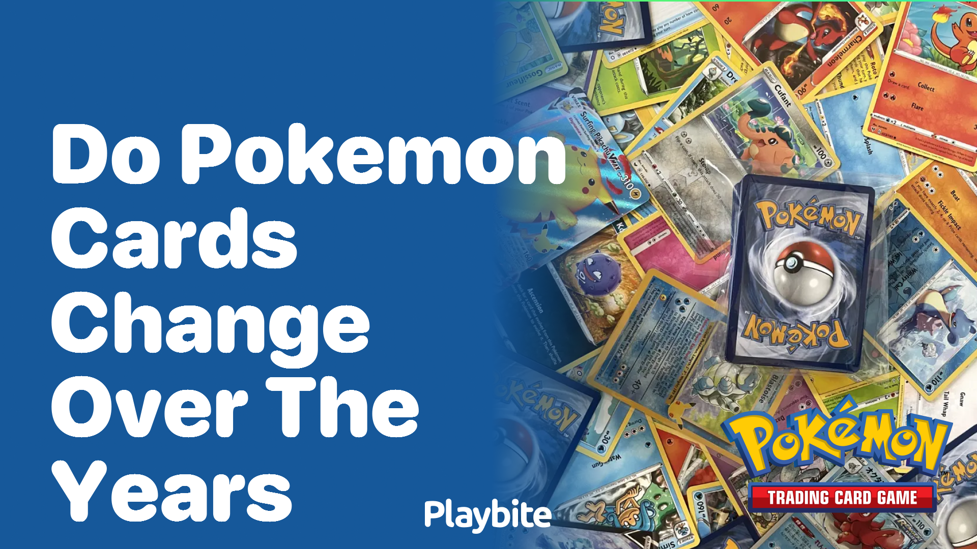 Do Pokemon Cards Change Over the Years?