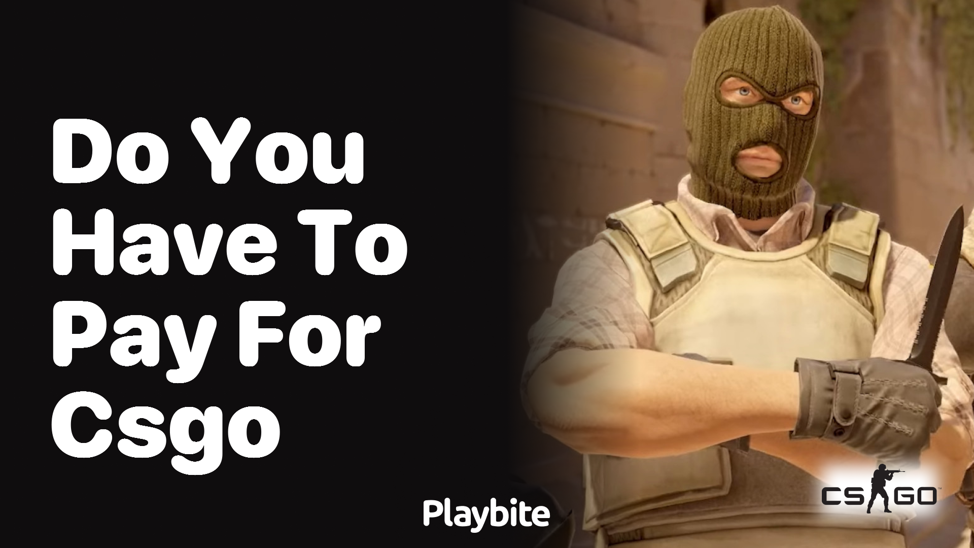 Do you have to pay for CS:GO?