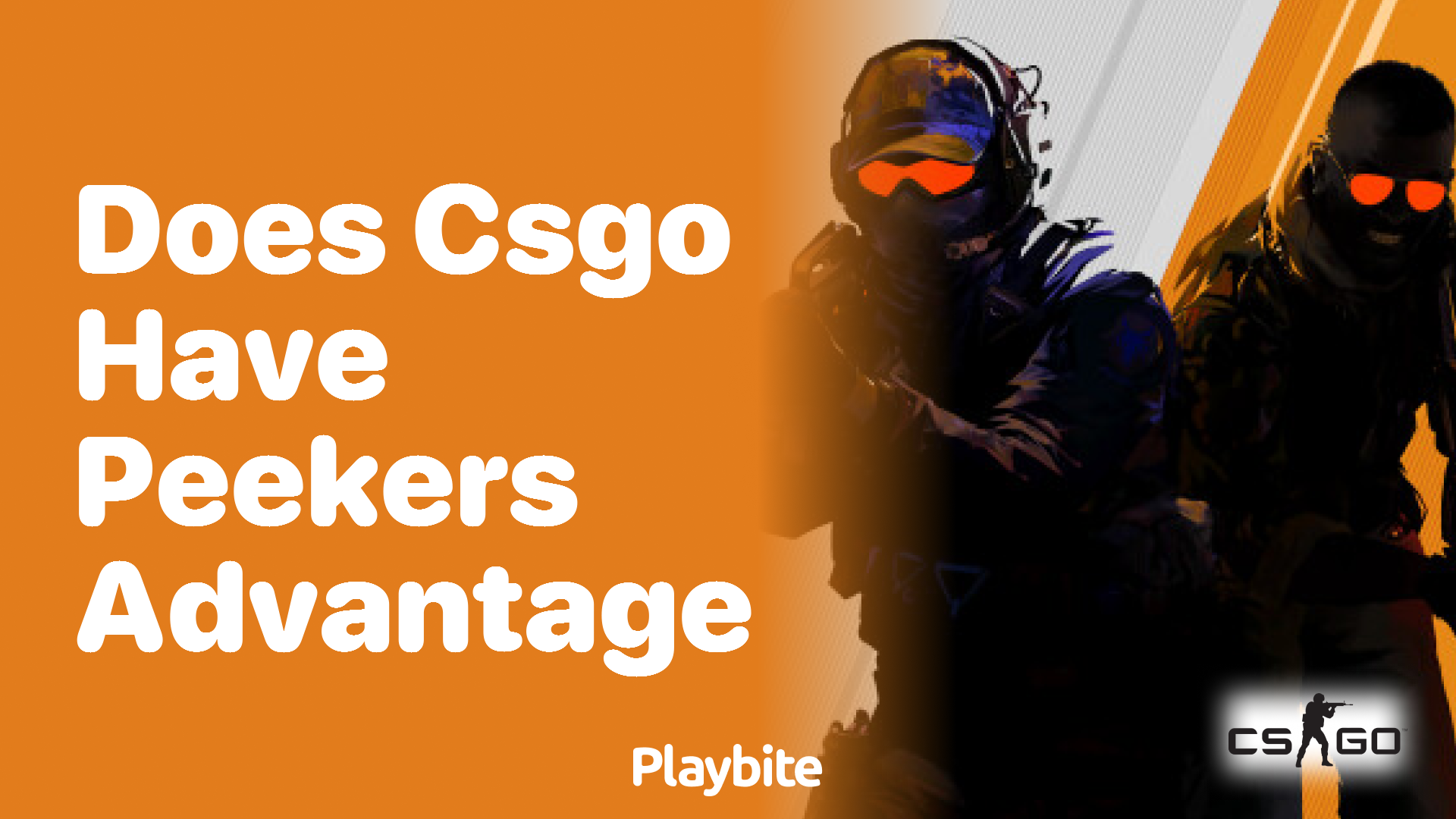 Does CS:GO have peeker&#8217;s advantage?