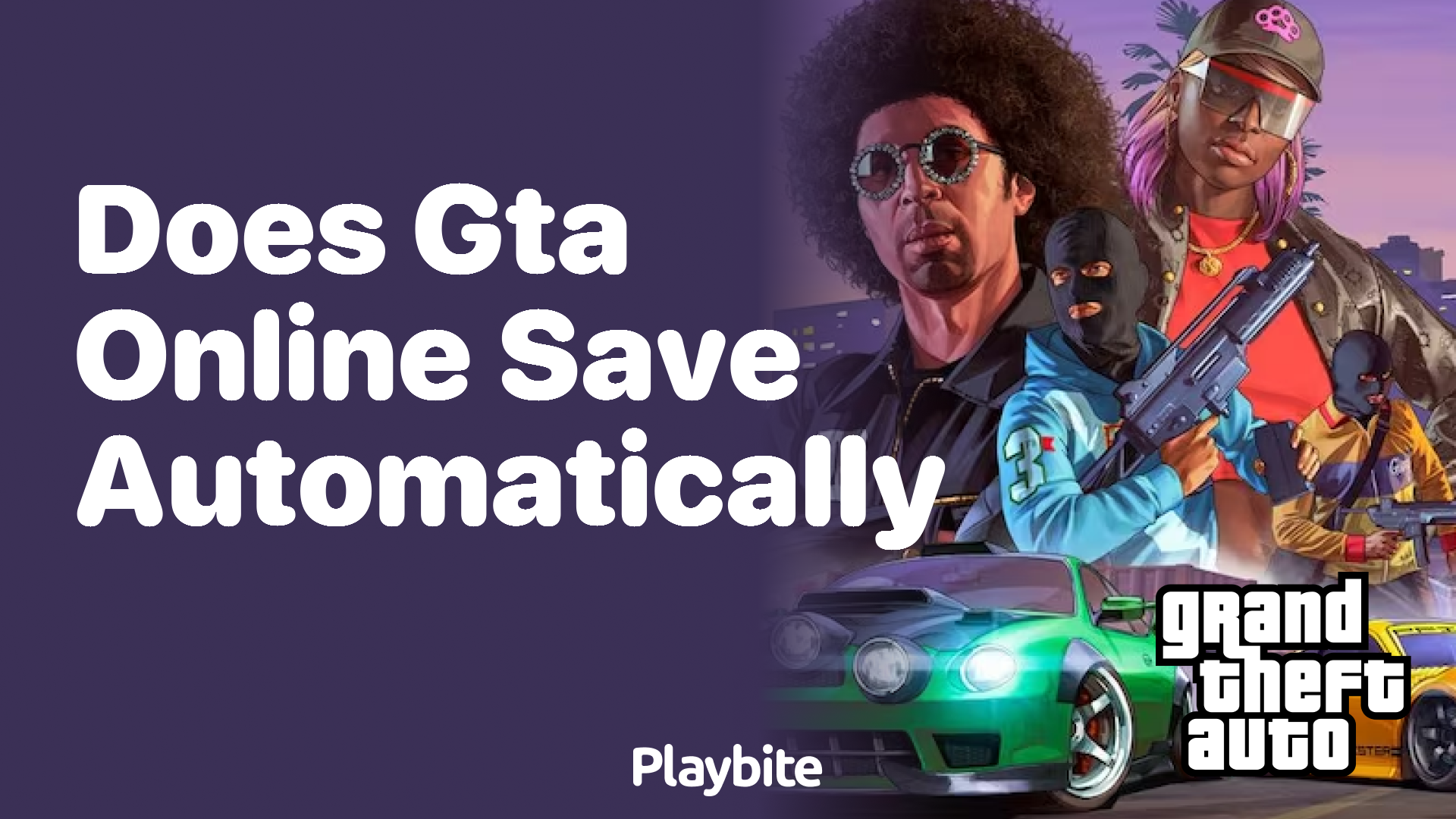 Does GTA Online save automatically?