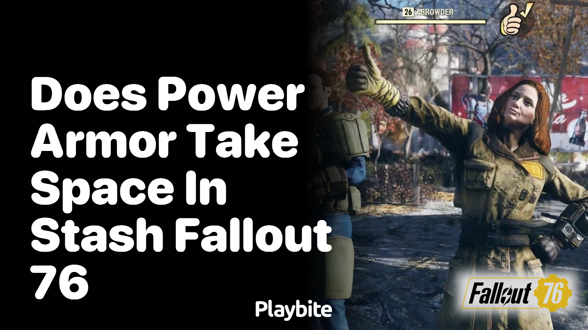 Does Power Armor Take Space in Your Stash in Fallout 76?