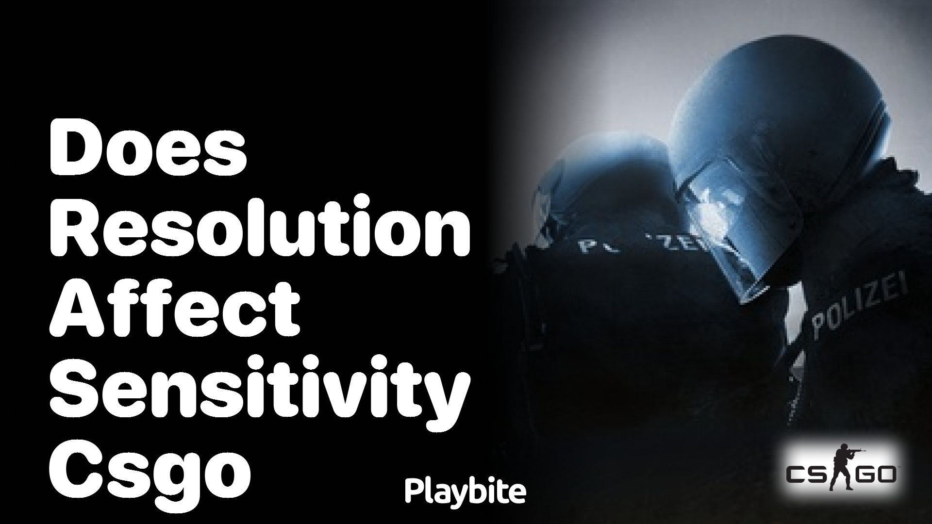 Does resolution affect sensitivity in CS:GO?