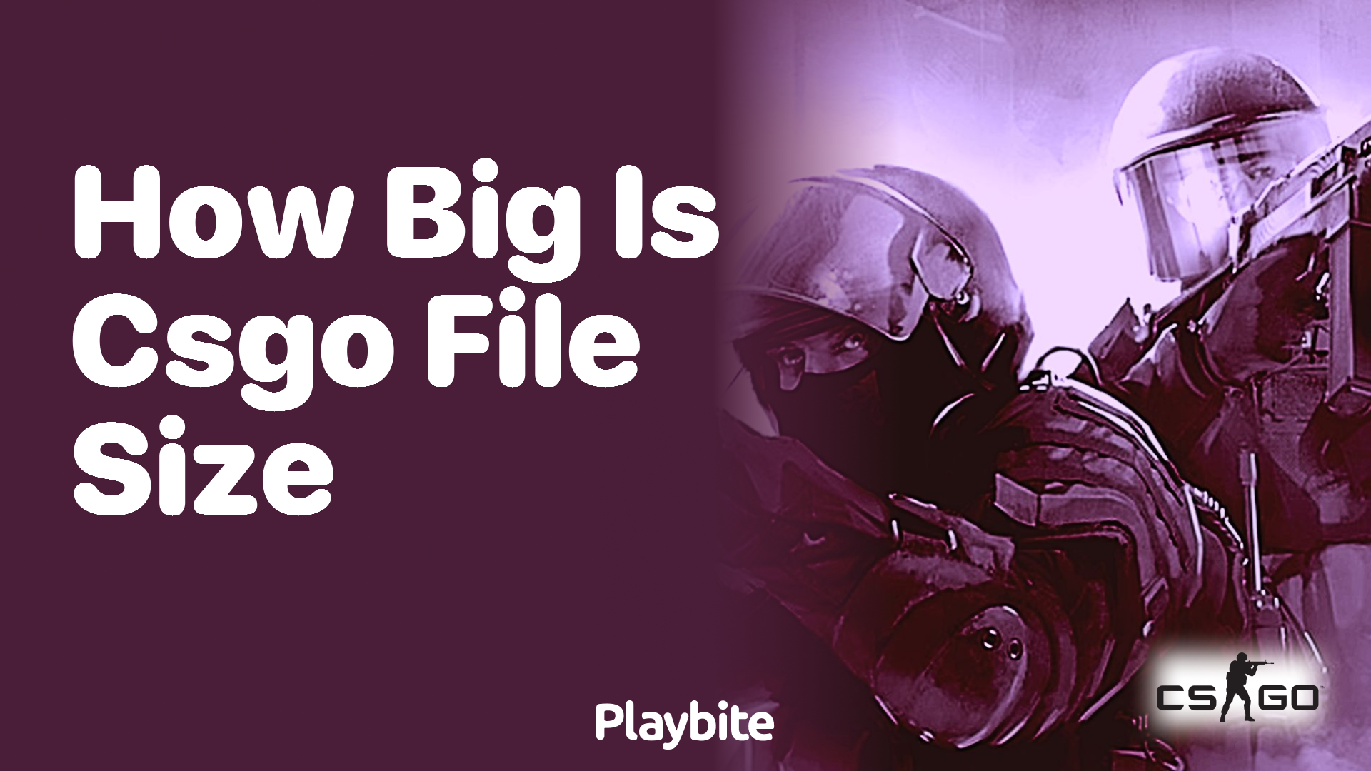 How big is the CS:GO file size?