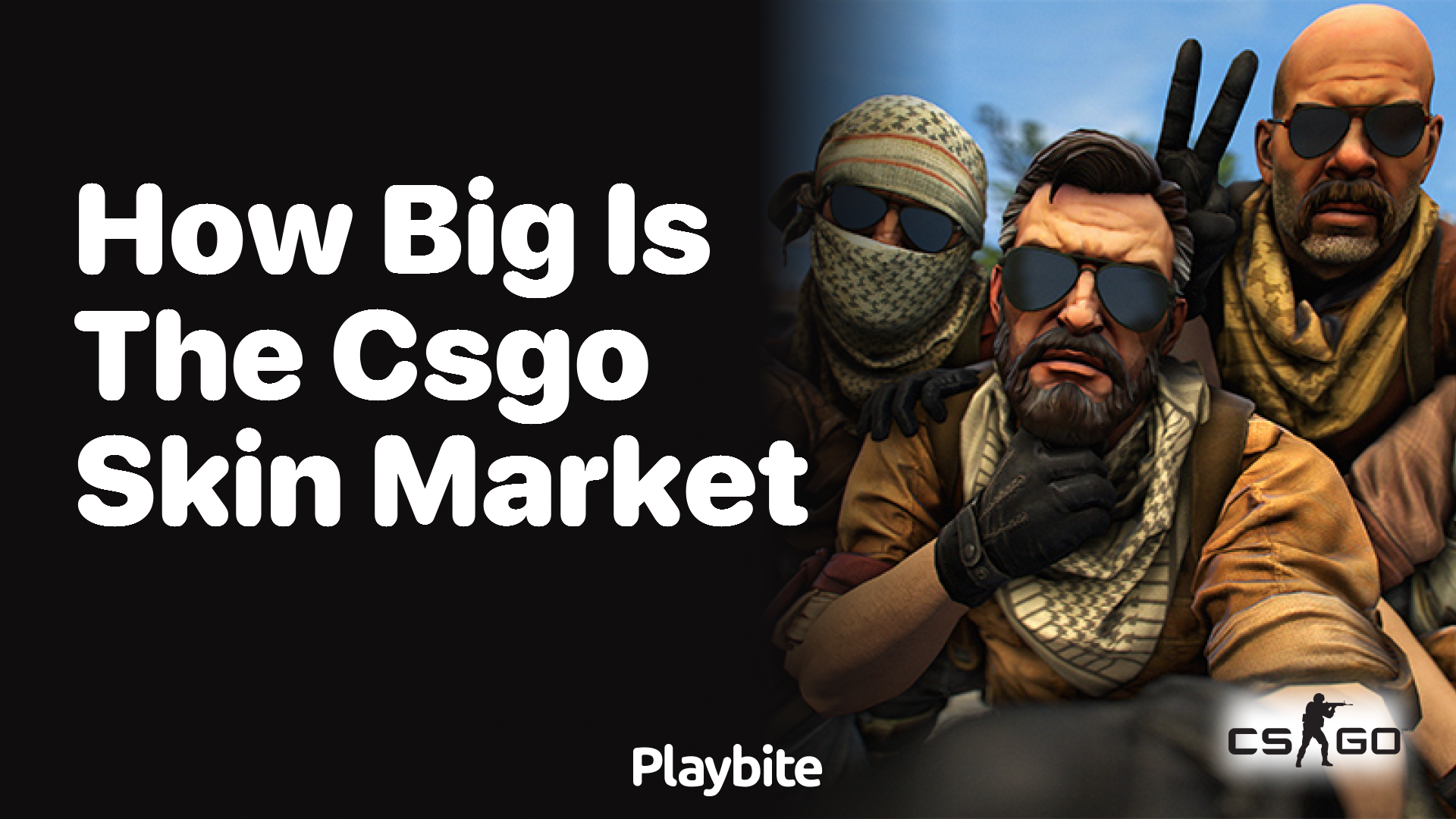 How big is the CS:GO skin market?