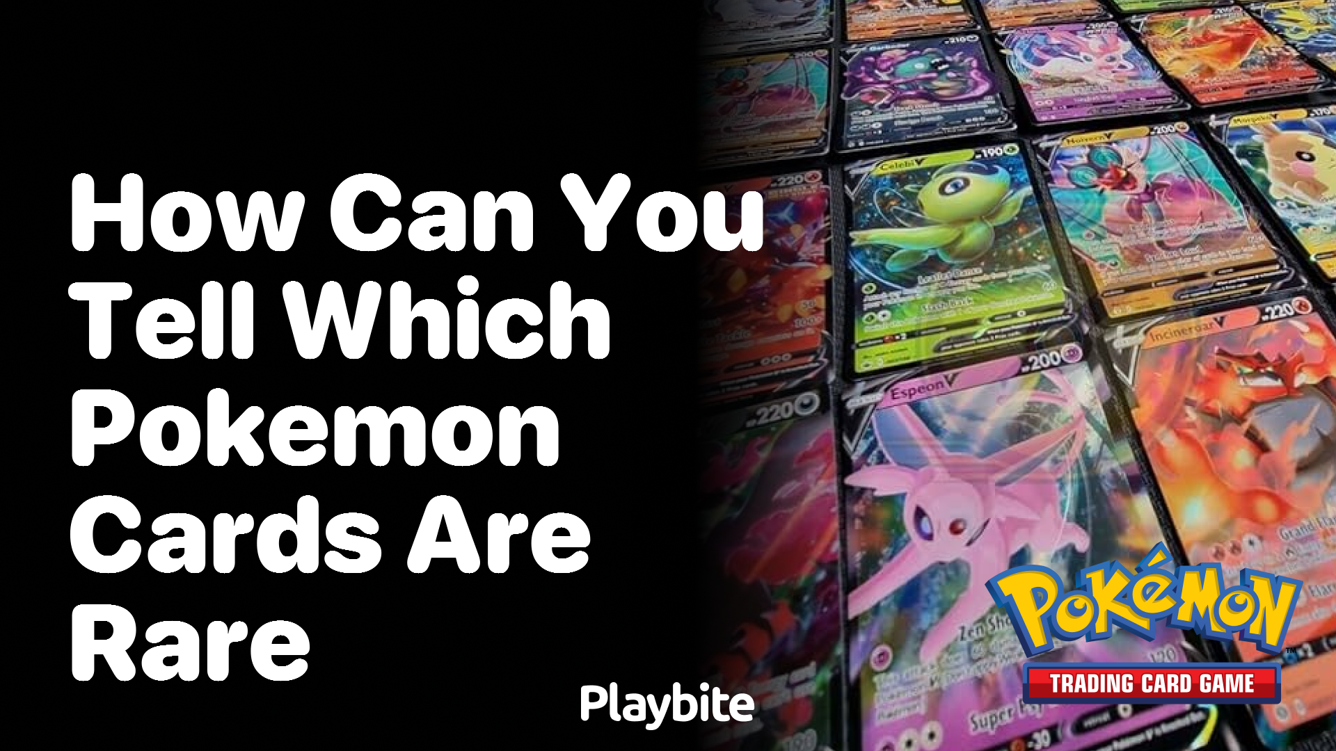 How can you tell which Pokemon cards are rare?