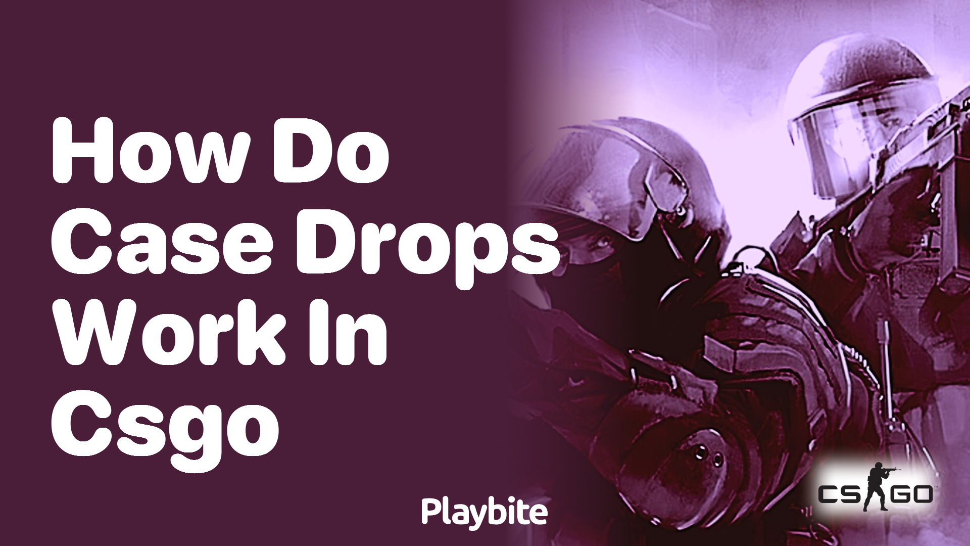 How do case drops work in CS:GO?