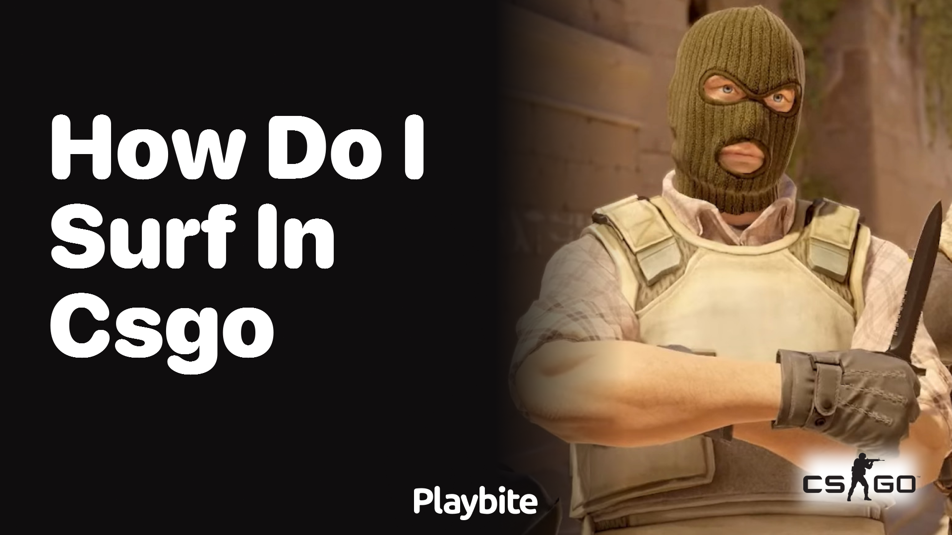 How do I surf in CS:GO?