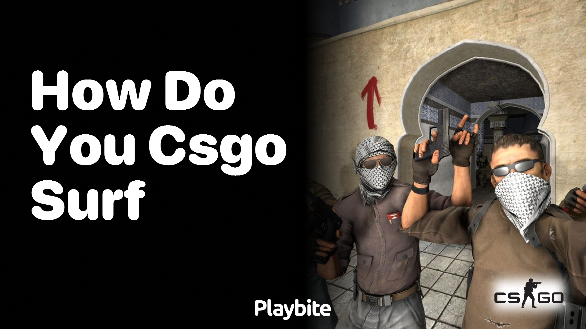 How do you surf in CS:GO?