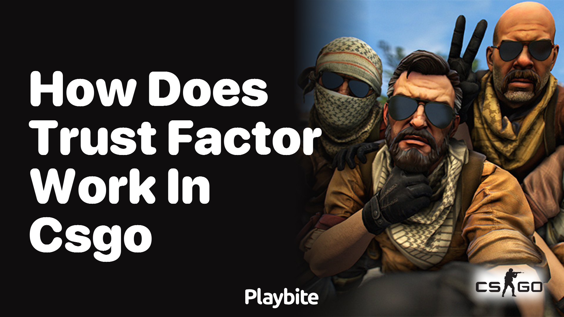 How does Trust Factor work in CS:GO?