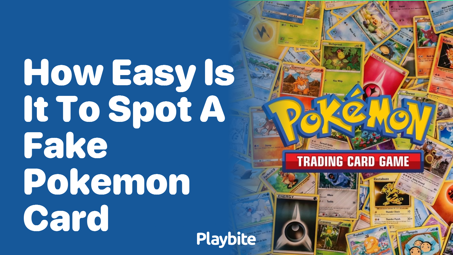 How easy is it to spot a fake Pokemon card?