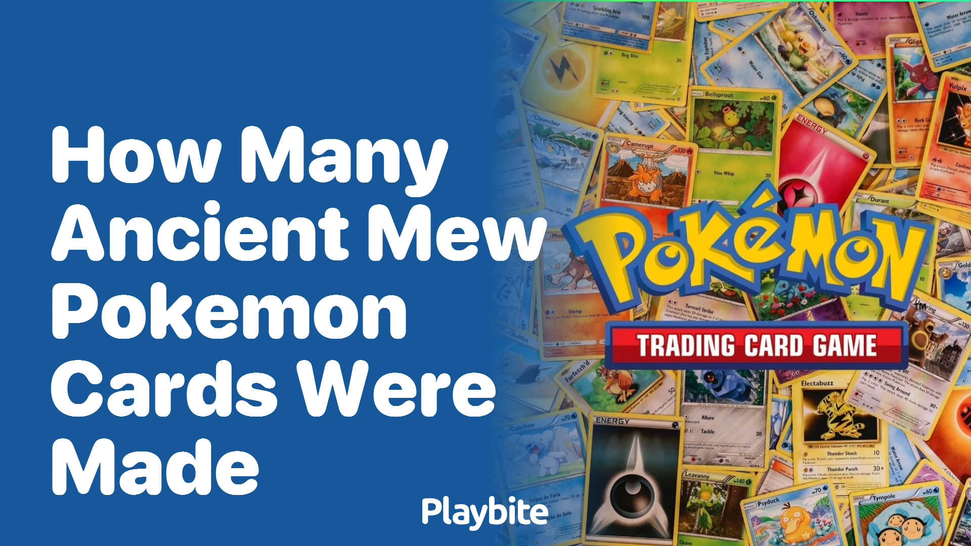 How Many Ancient Mew Pokemon Cards Were Made?