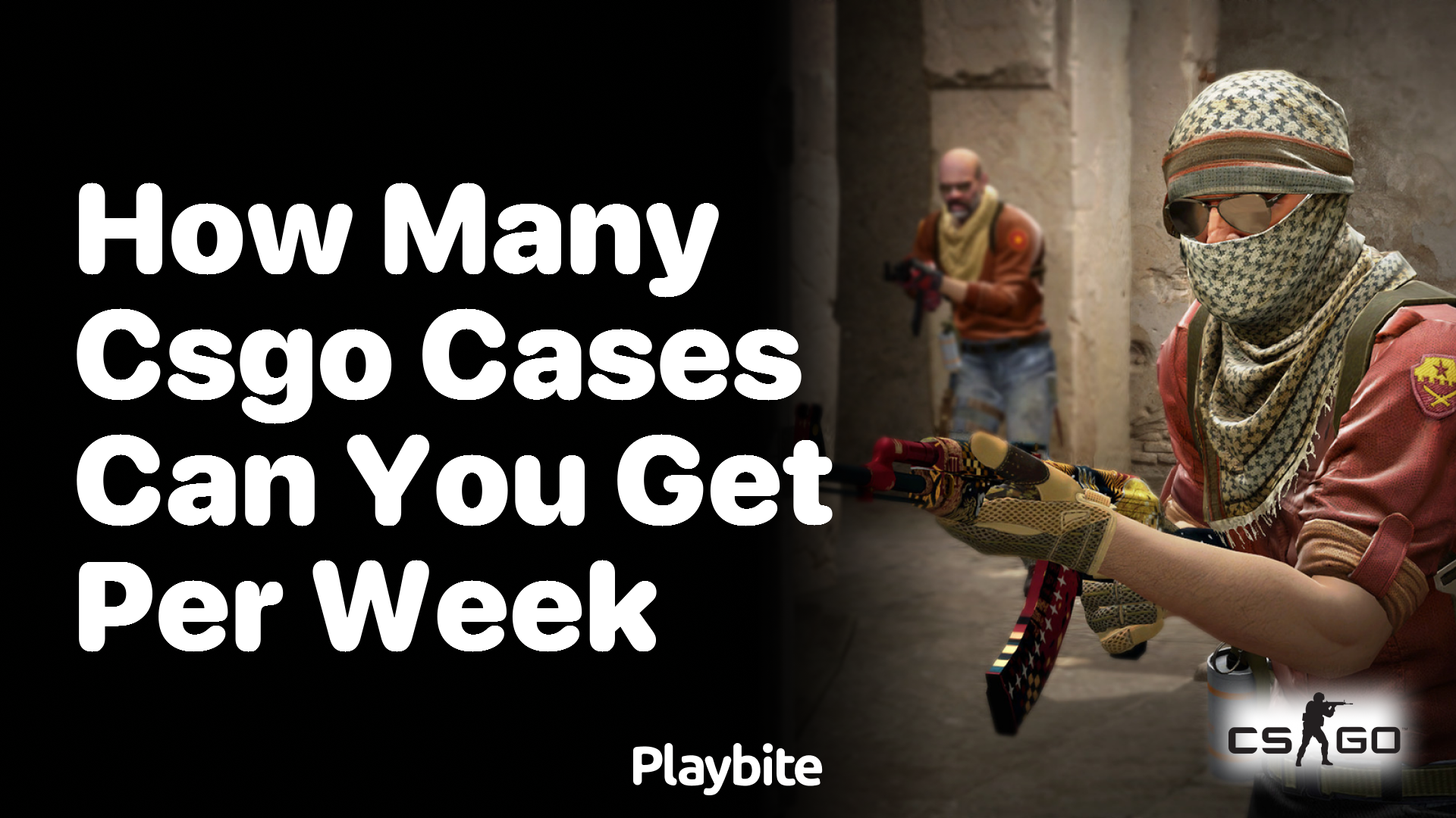 How many CS:GO cases can you get per week?