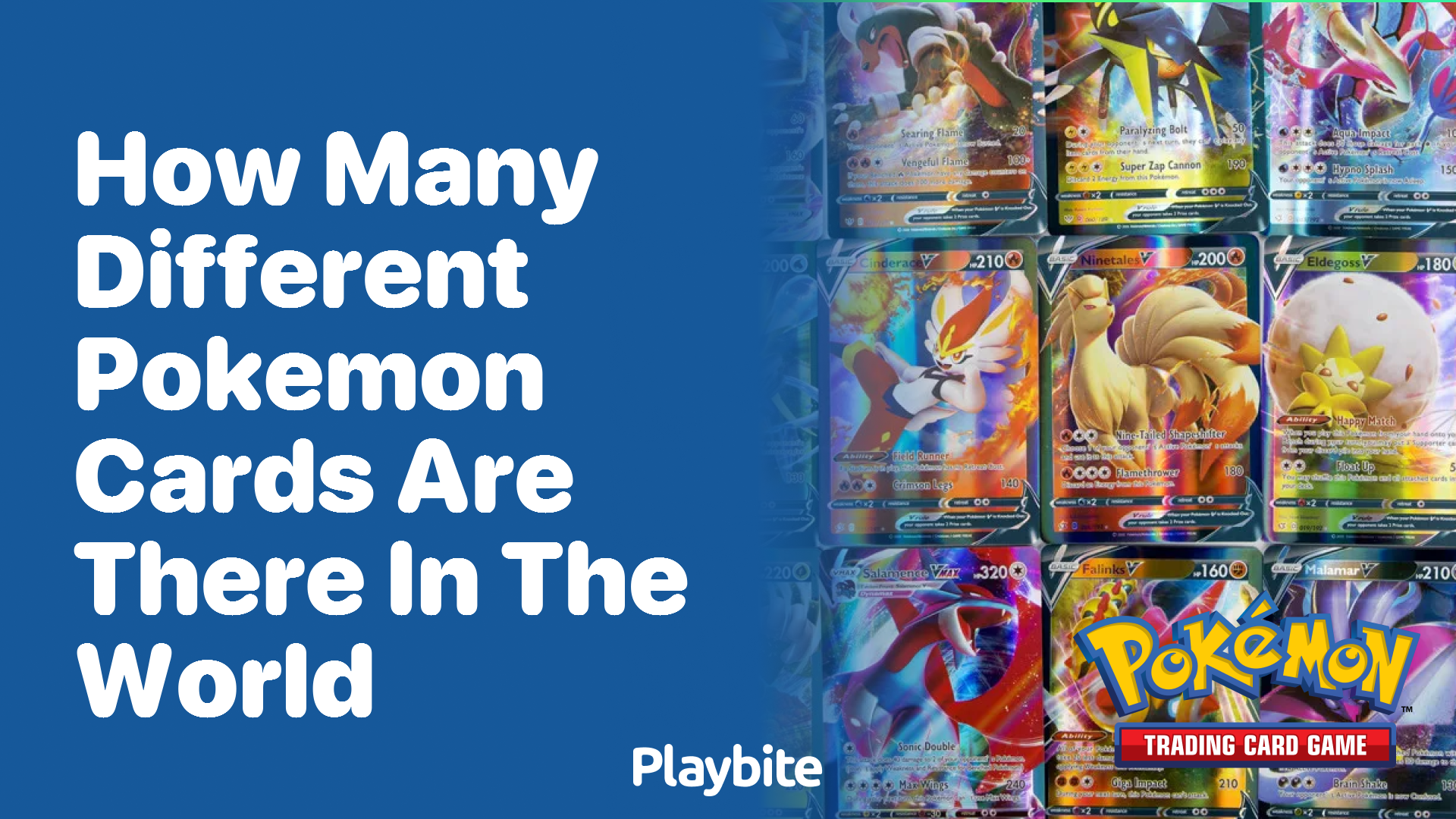 How many different Pokemon cards are there in the world?