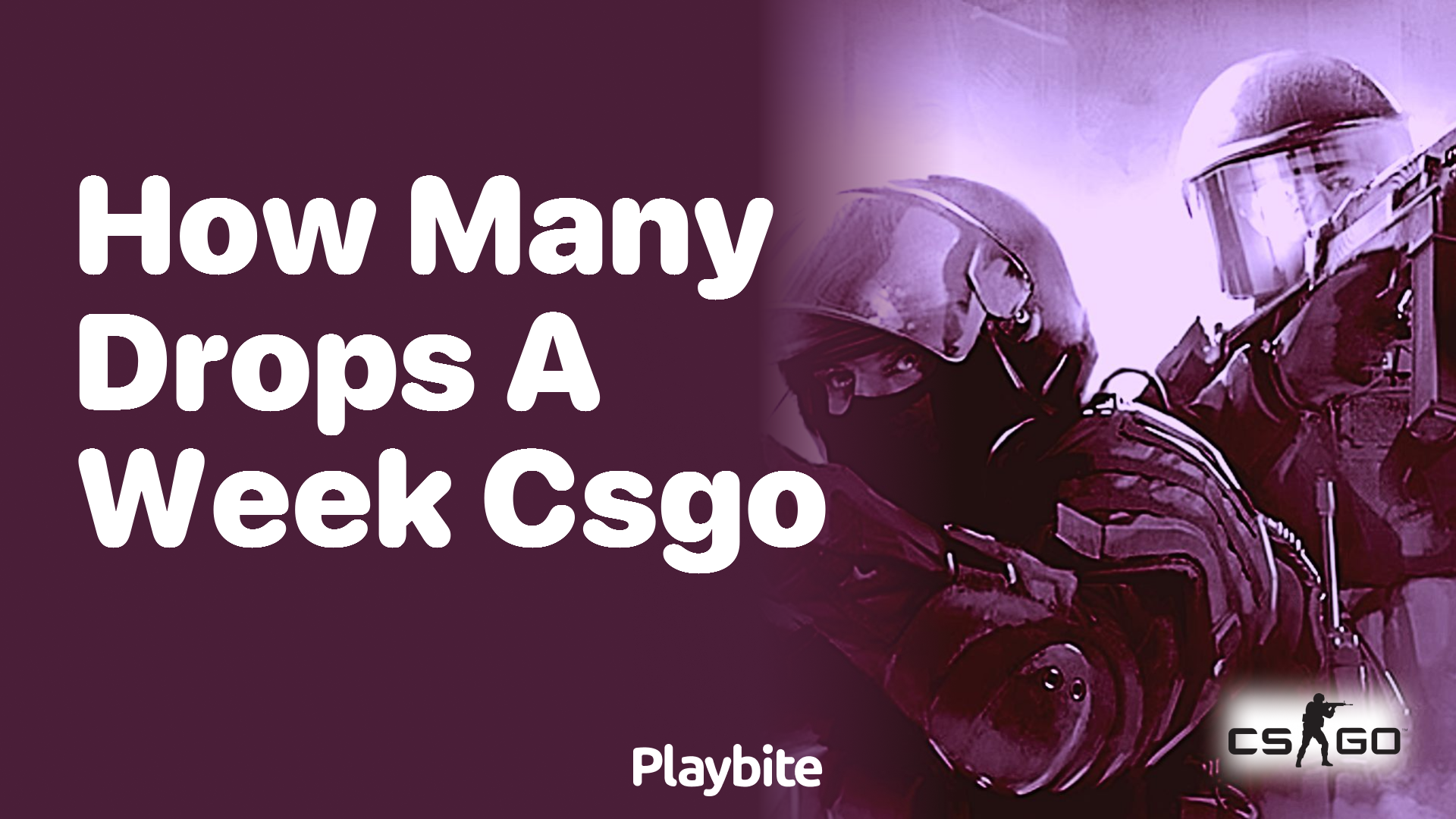 How many drops can you get a week in CS:GO?