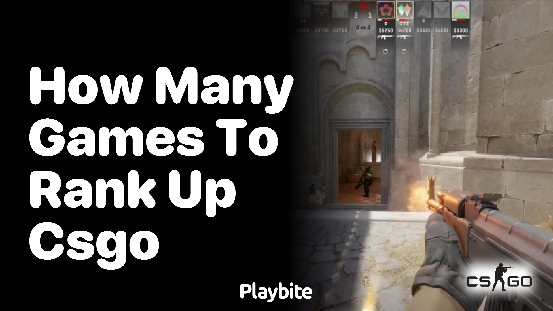 How many games do you need to play to rank up in CS:GO?