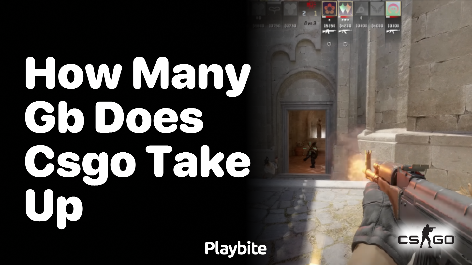 How many GB does CS:GO take up?