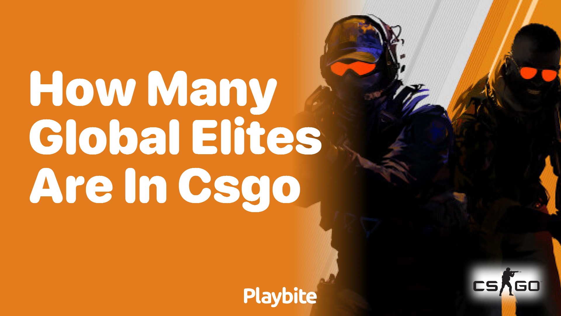 How many Global Elites are in CS:GO?