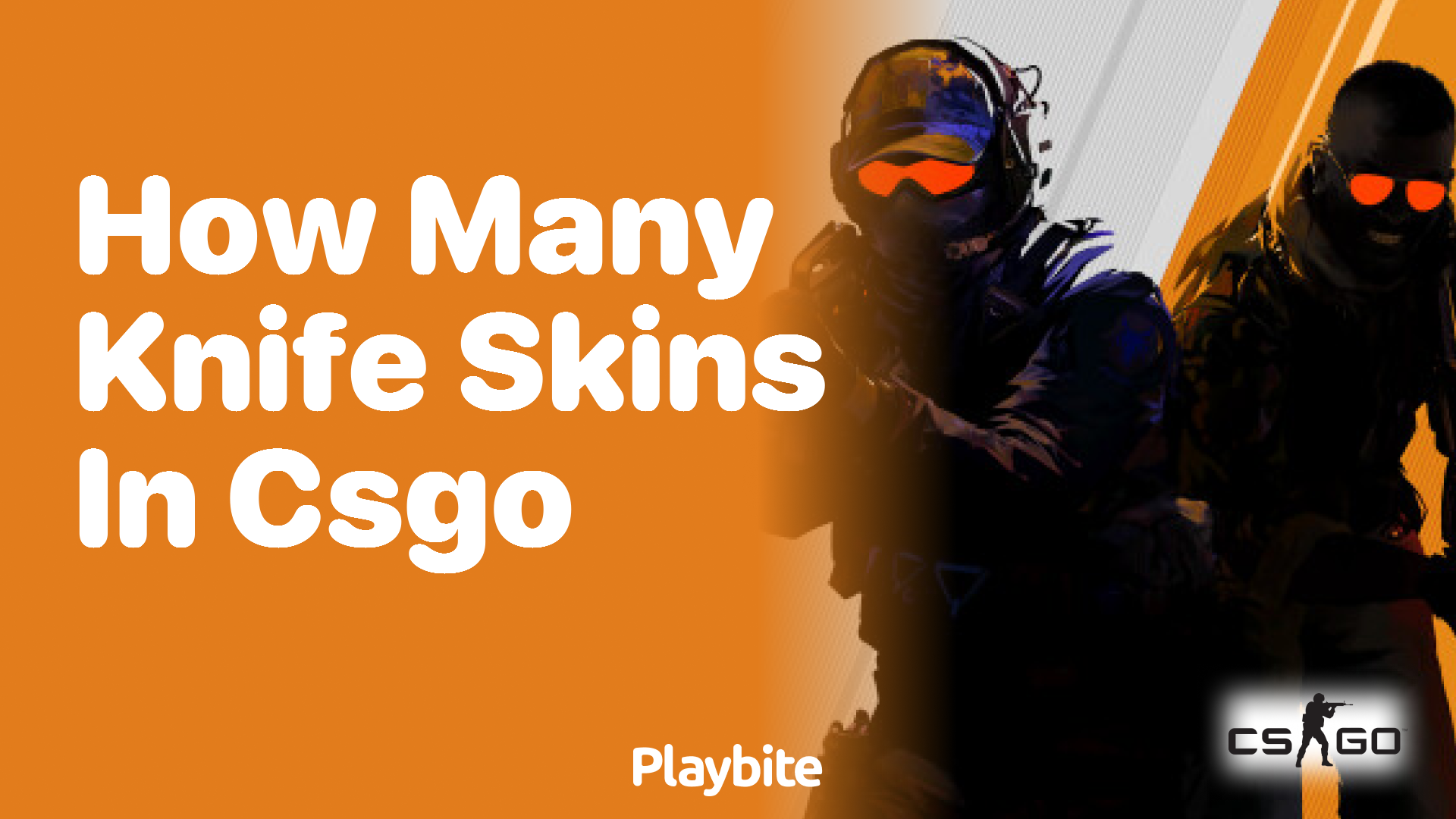 How many knife skins are there in CS:GO?