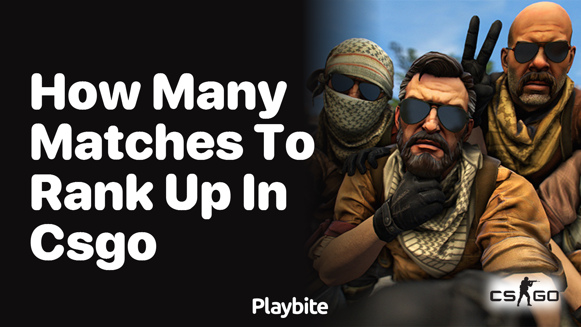 How many matches do you need to win to rank up in CS:GO?