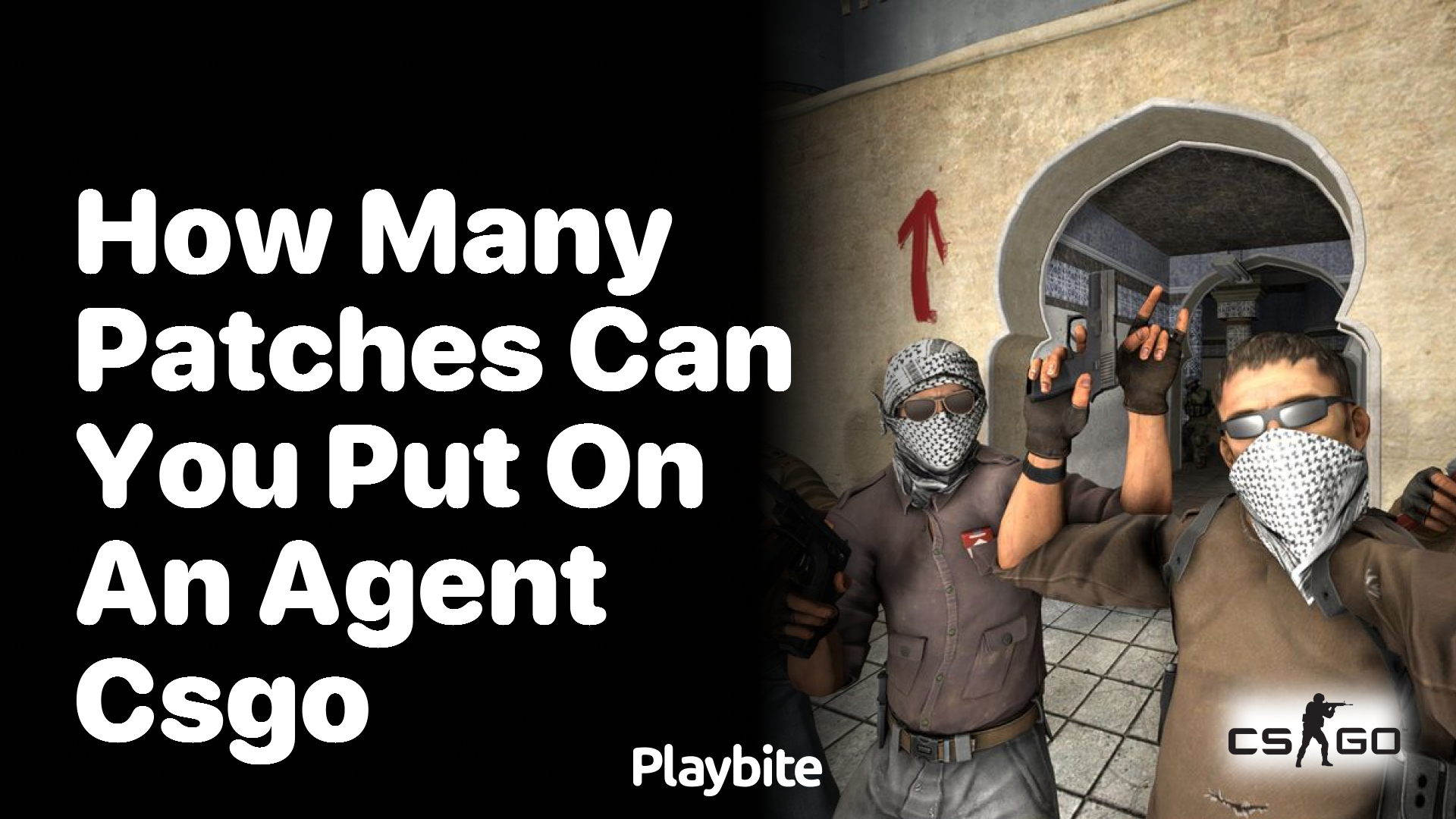 How many patches can you put on an agent in CS:GO?