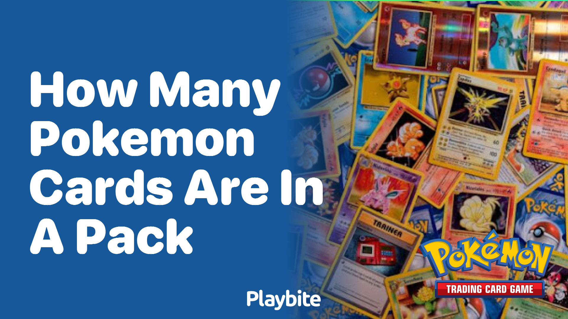 How many Pokemon cards are in a pack?