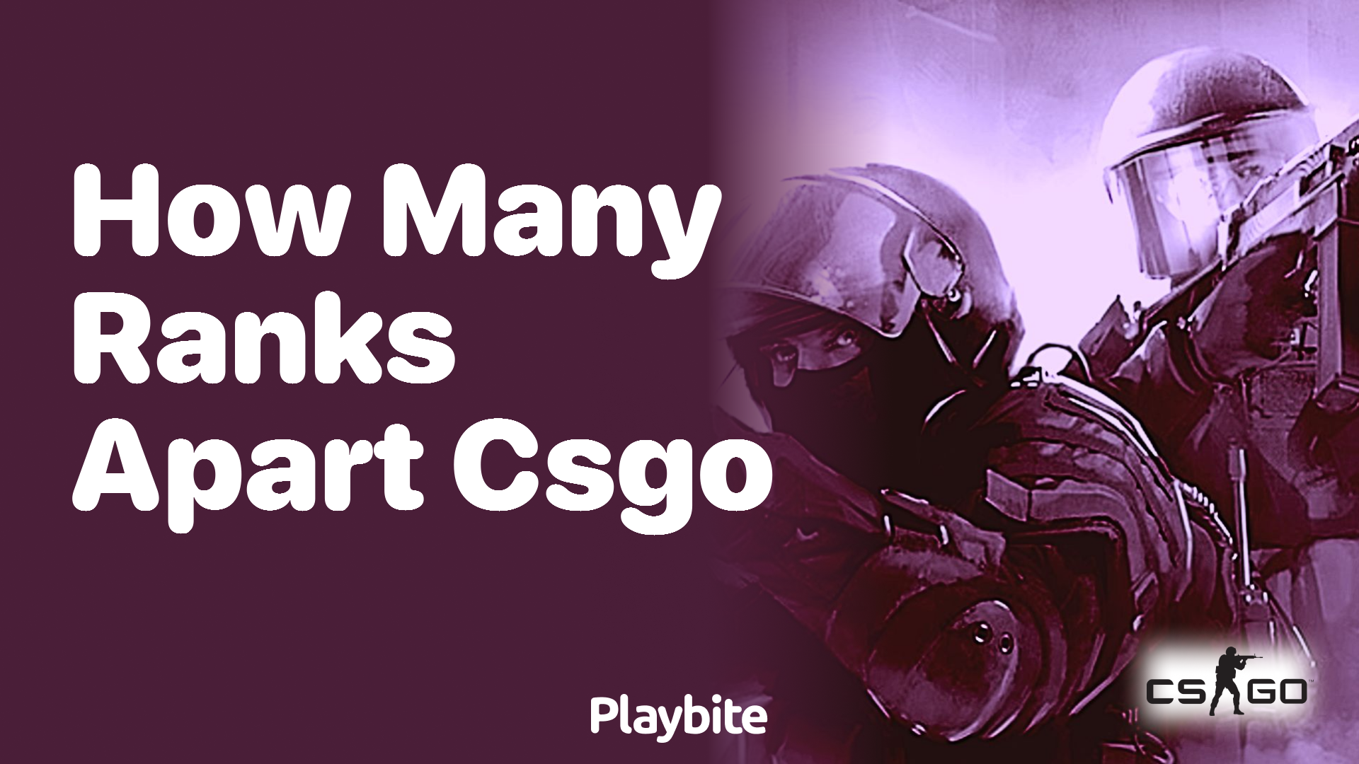 How many ranks apart can you be to play CS:GO together?