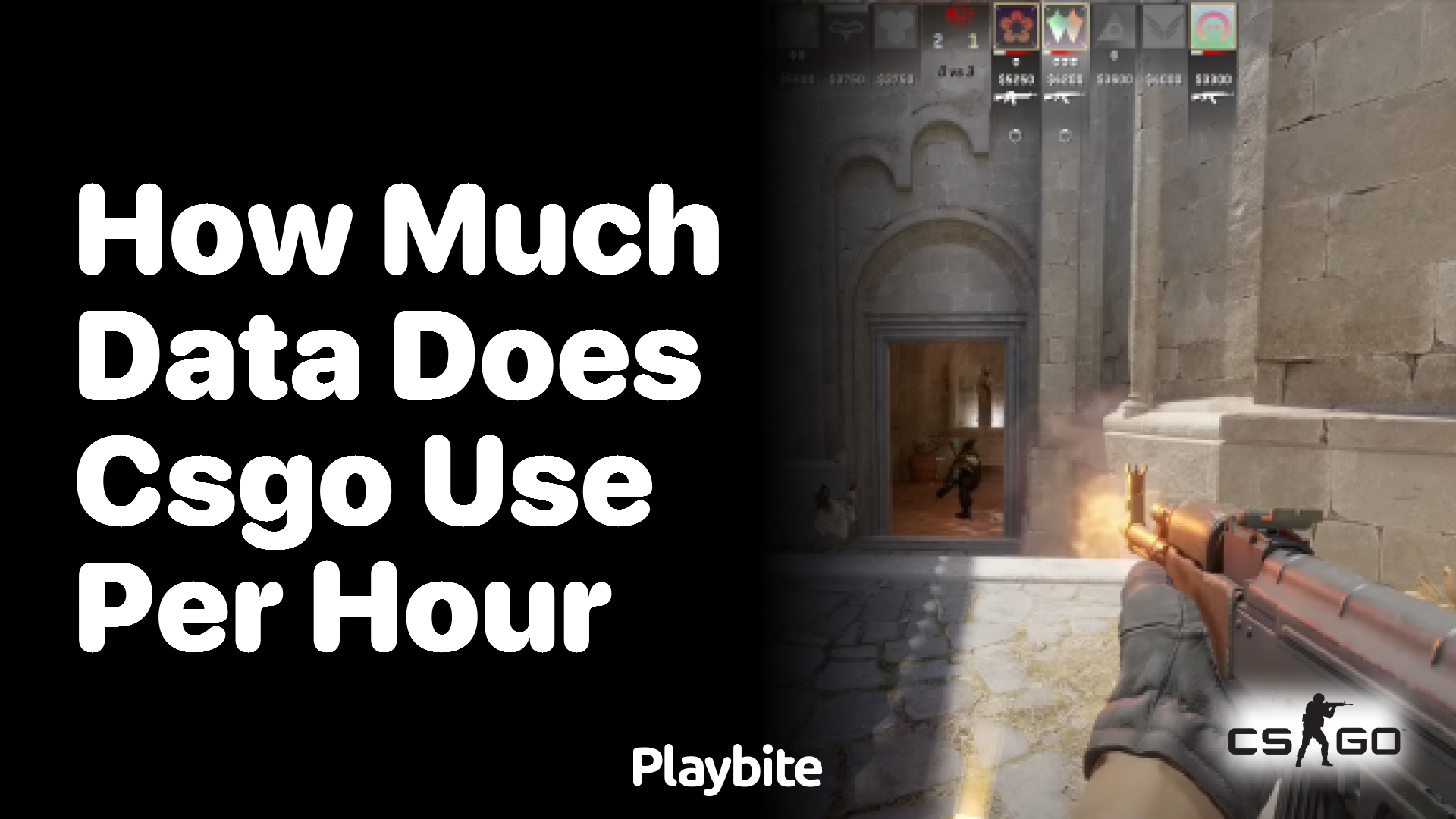 How much data does CS:GO use per hour?