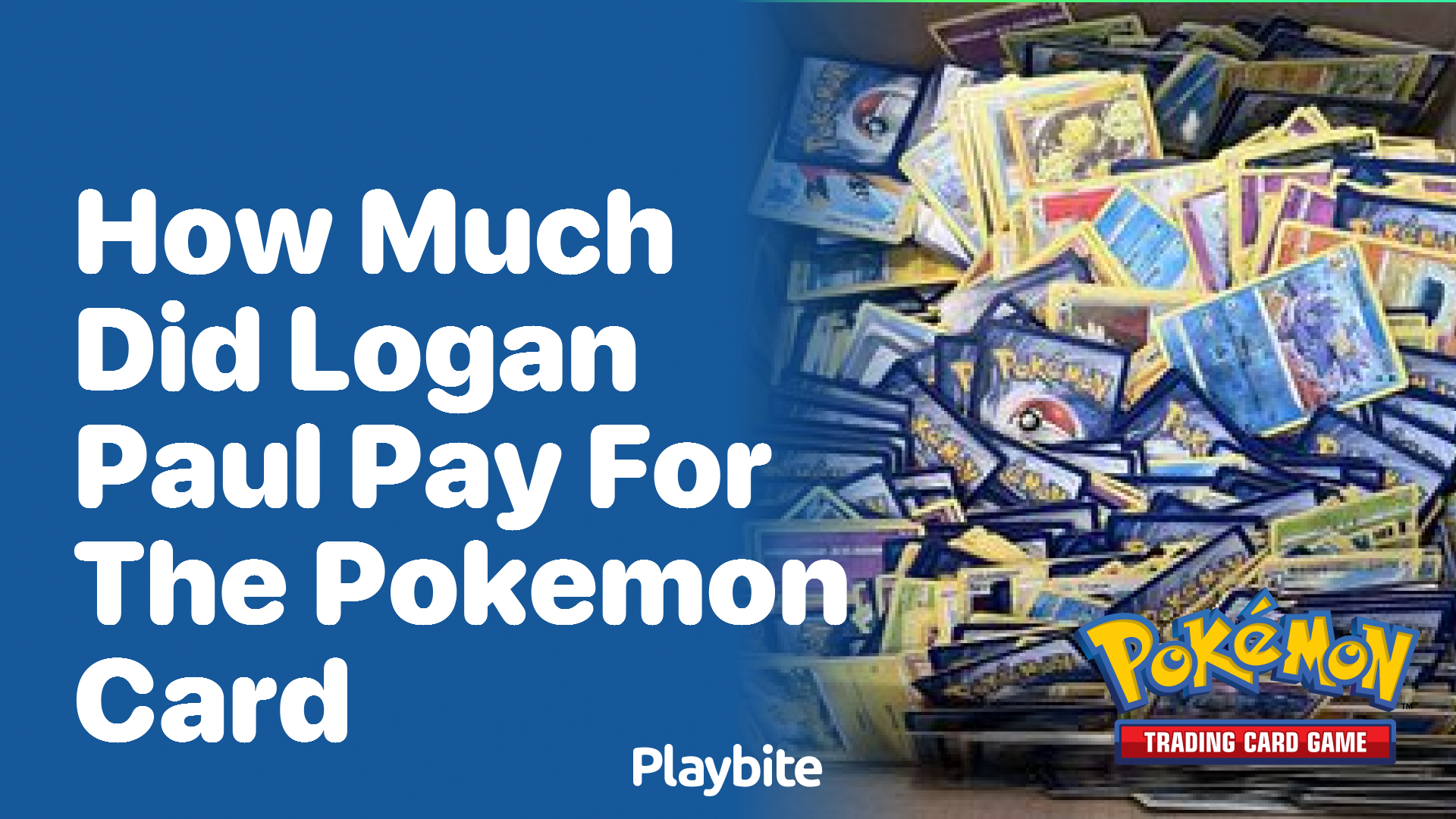 How much did Logan Paul pay for the Pokemon card?