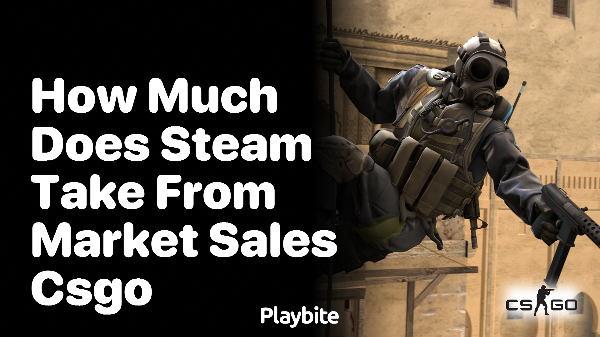 How much does Steam take from market sales in CS:GO?