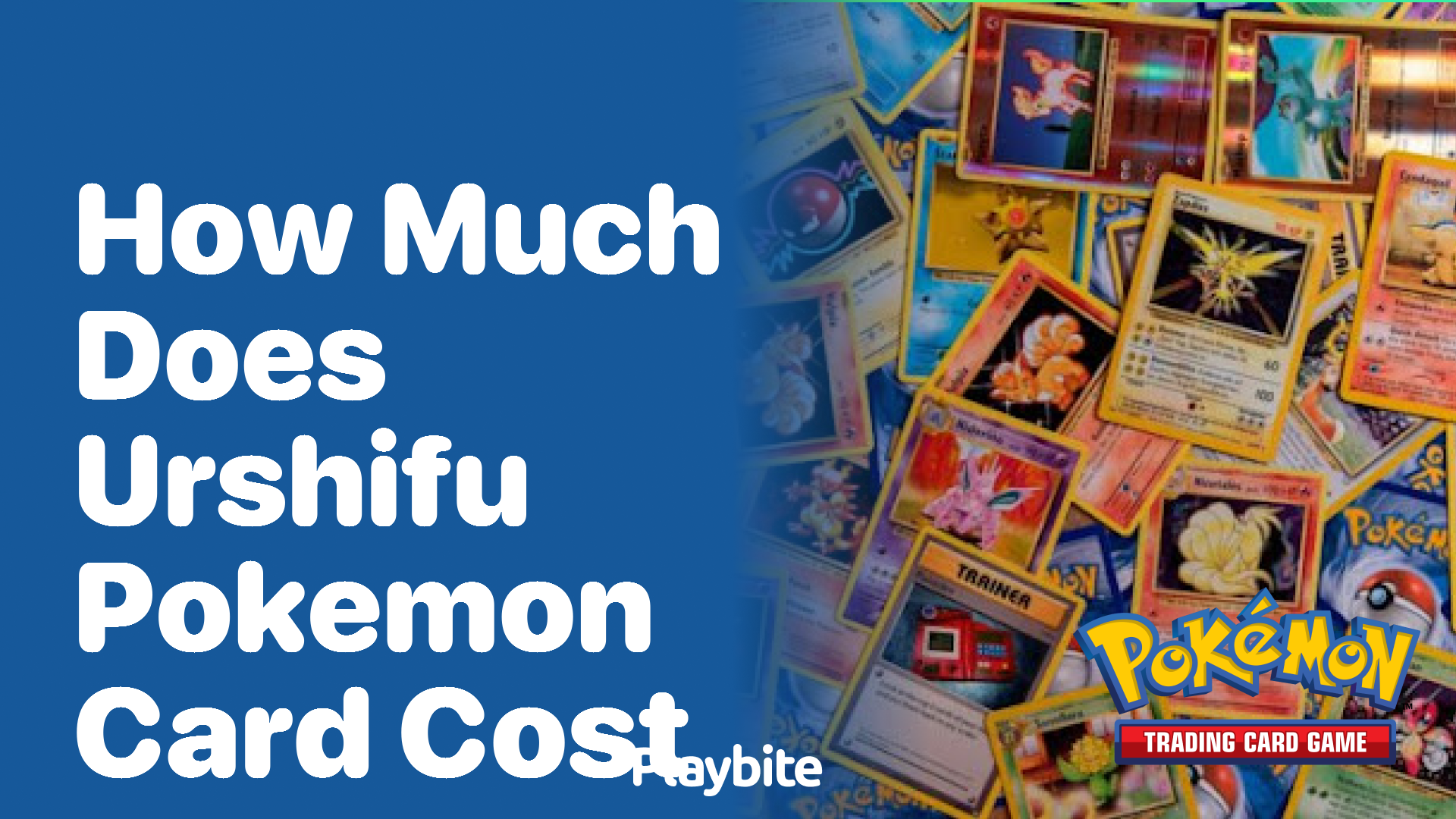 How much does an Urshifu Pokemon card cost?