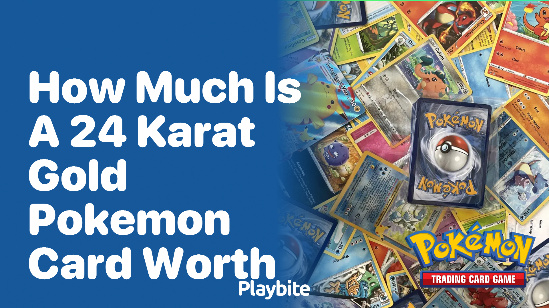 How much is a 24 Karat Gold Pokemon Card Worth?