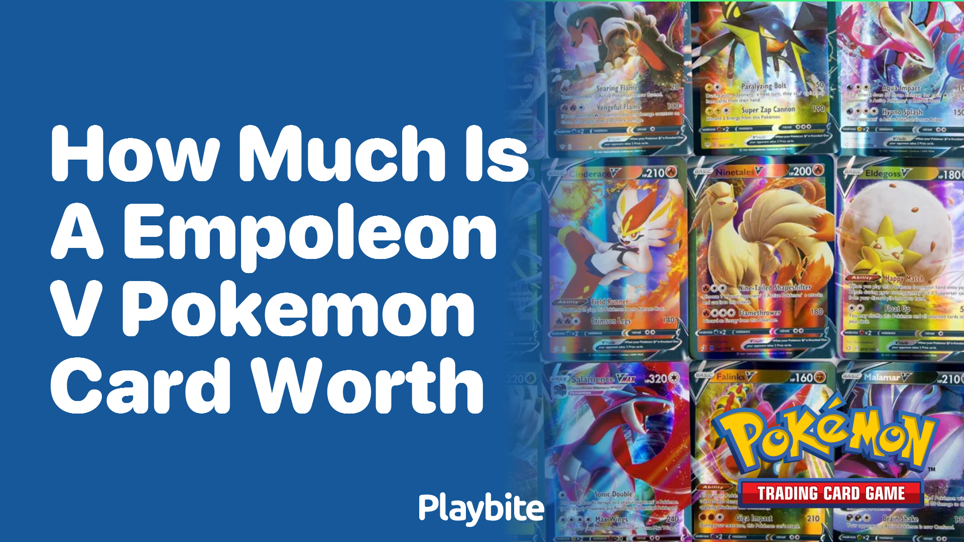 How much is an Empoleon V Pokemon card worth?