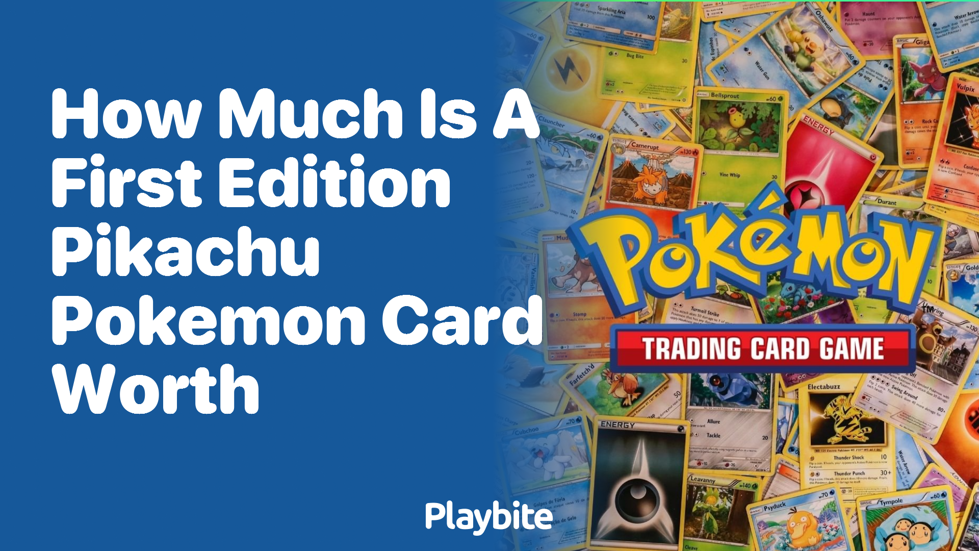 How much is a First Edition Pikachu Pokemon Card worth?