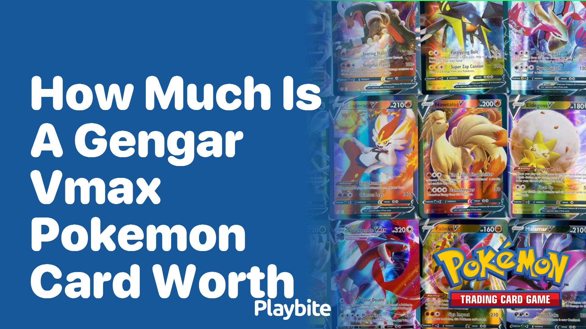 How much is a Gengar VMAX Pokemon card worth?