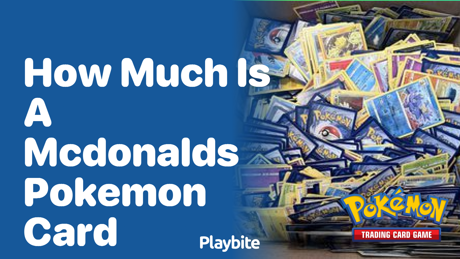 How much is a McDonald&#8217;s Pokemon card?